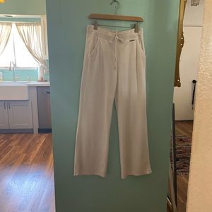 Michael Kors White drawstring sport trousers/loungewear - Misses Size (S) small